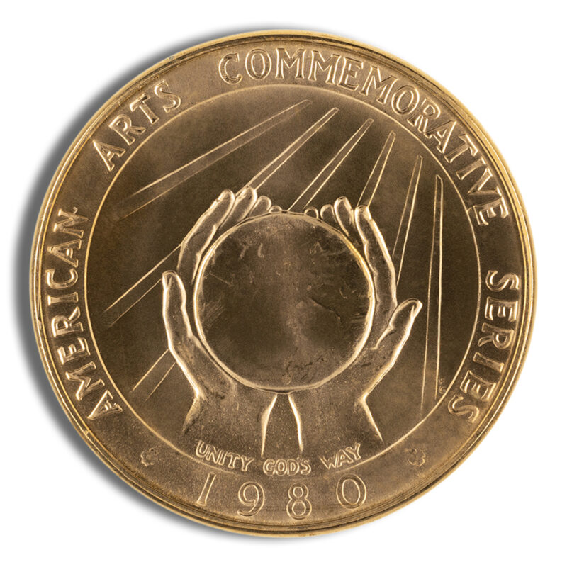 1/2 oz U.S. Mint Commemorative Arts Gold Medal - Image 2