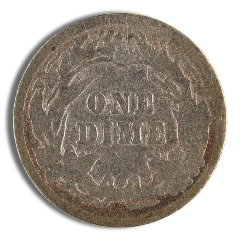 $1 FV 90% Silver Barber Dimes - Avg Circ - Image 2