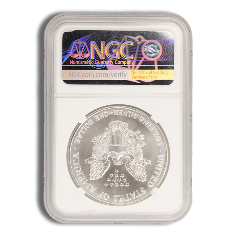 1994 Silver Eagle NGC MS70 - Image 2