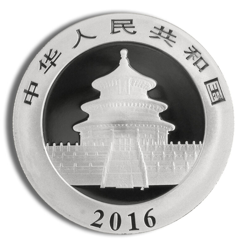 2016 Chinese Silver Panda - 30 g - Image 2