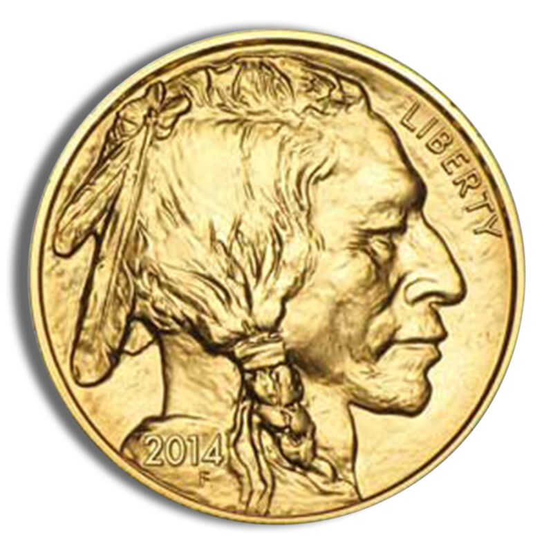 2014-W 1 oz Proof Gold Buffalo (w/Box & COA) - Image 2