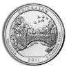 2011-P 5 oz ATB Chickasaw Silver Coin NGC SP70 - Image 3