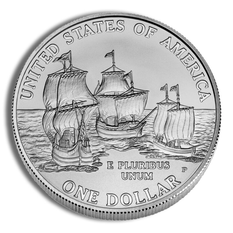2007-P $1 Jamestown Silver Commem - BU - Image 2