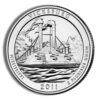 2011-P 5 oz ATB Vicksburg Silver Coin NGC SP70 - Image 3