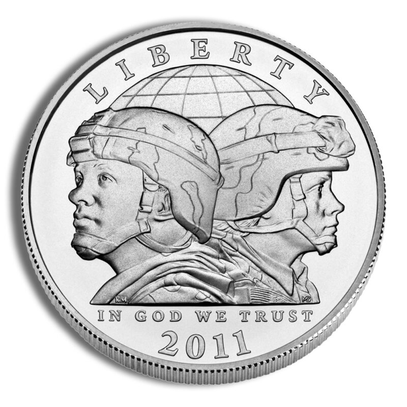 2011-S $1 US Army Silver Commem - BU