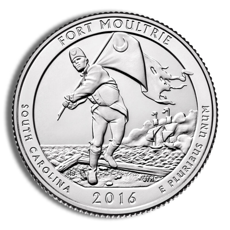 2016-P 5 oz ATB Fort Moultrie Silver Coin NGC SP70 - Image 3