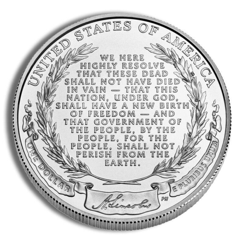2009-P $1 Abraham Lincoln Silver Commem - BU - Image 2