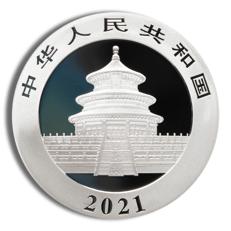 2021 Chinese Silver Panda - 30 g - Image 2