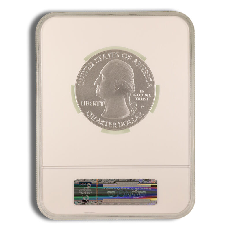 2014-P 5 oz ATB Great Smoky Mts. Silver Coin NGC SP70 - Image 2