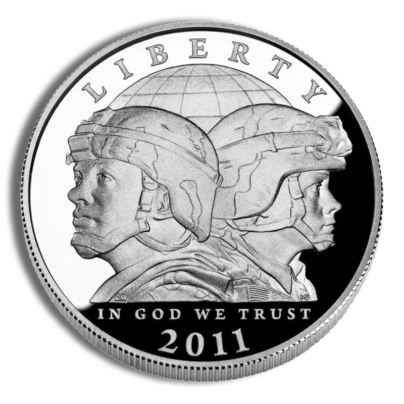 2011-P $1 US Army Silver Commem - Proof