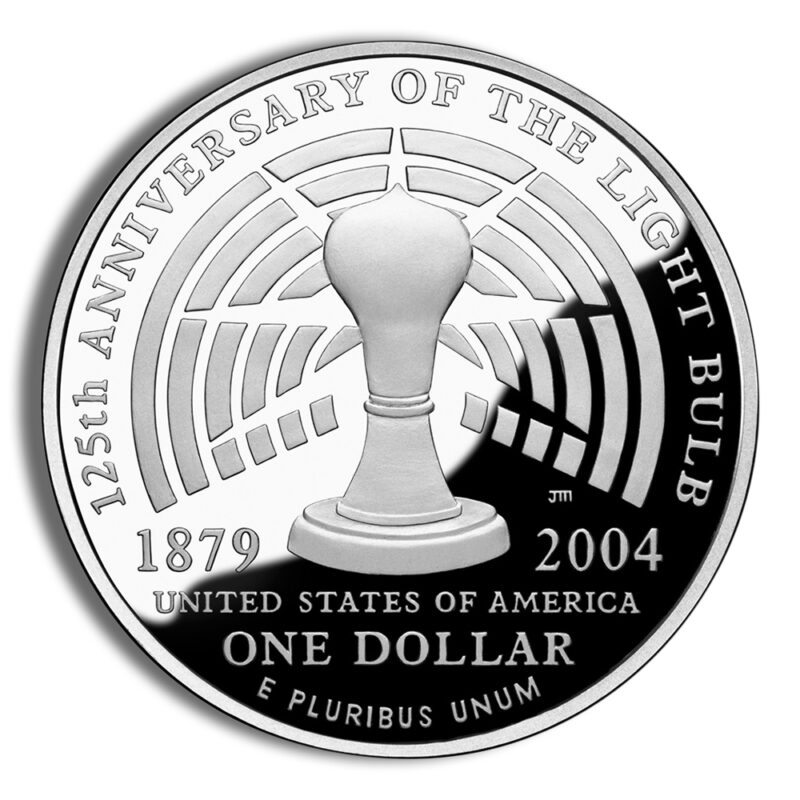 2004-P $1 Thomas A. Edison Silver Commem - Proof - Image 2