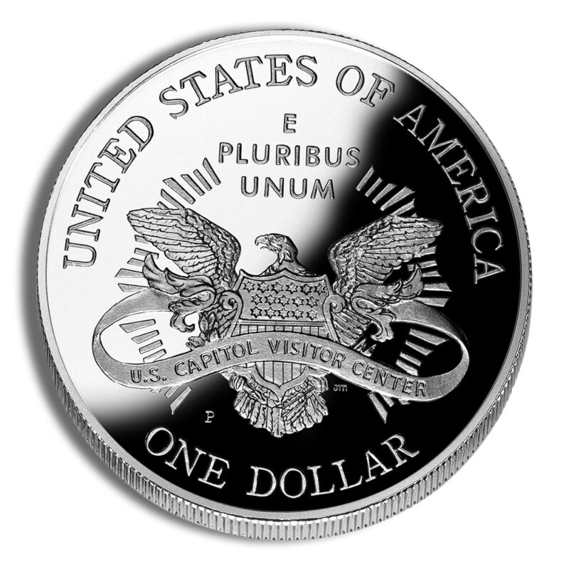 2001-P $1 Capitol Visitor Center Silver Commem - Proof - Image 2