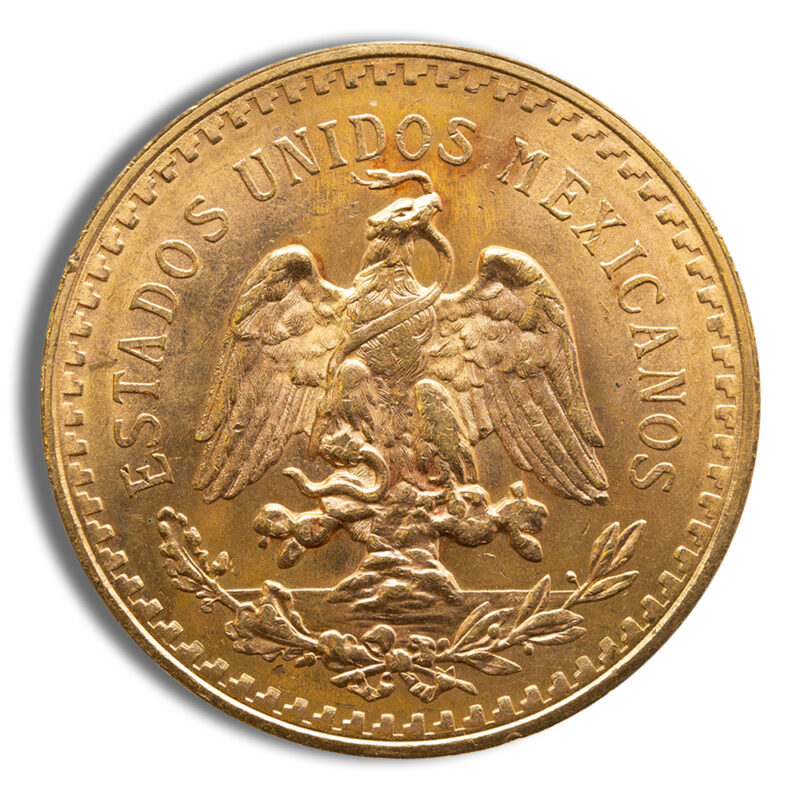1943 Mexico Gold 50 Peso BU - Image 2