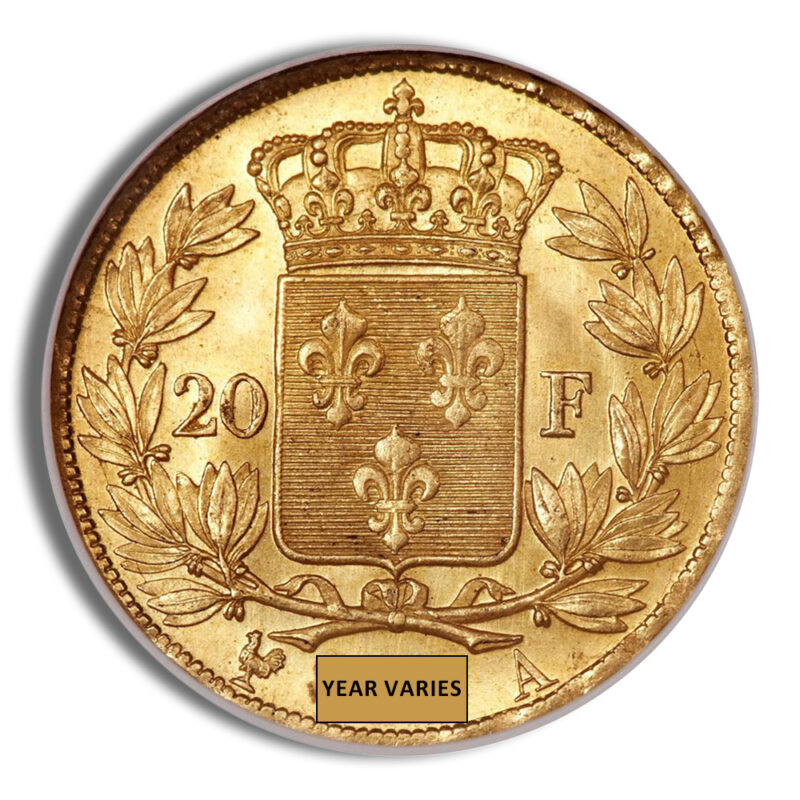 France Gold 20 Francs - Louis XVIII (1816-1824) - Image 2