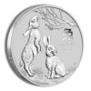 2023 2 oz Australia Silver Lunar Rabbit BU - Series III - Image 3