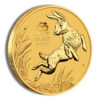 2023 1 oz Australia Gold Lunar Rabbit BU - Series III - Image 3