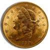$20 Gold Liberty Double Eagle - AU