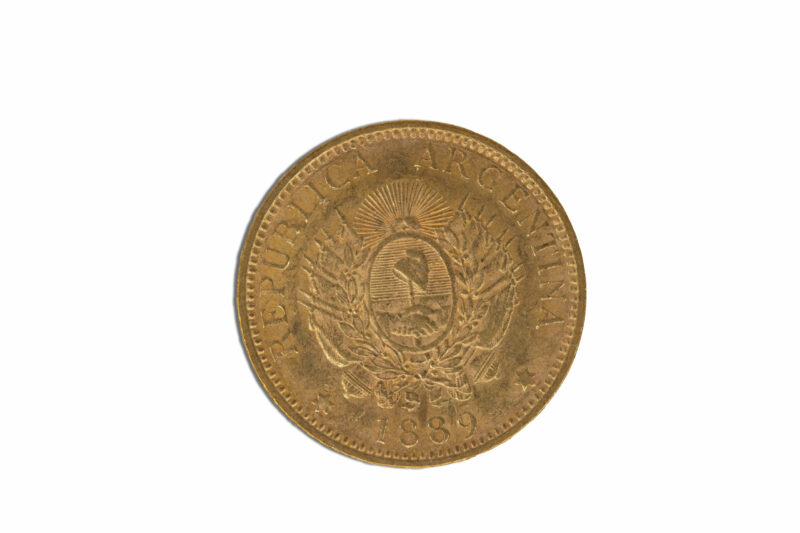 Argentina 5 Peso Gold Coin - Image 2