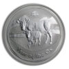 2009 1 oz Australia Silver Lunar Ox BU - Series II