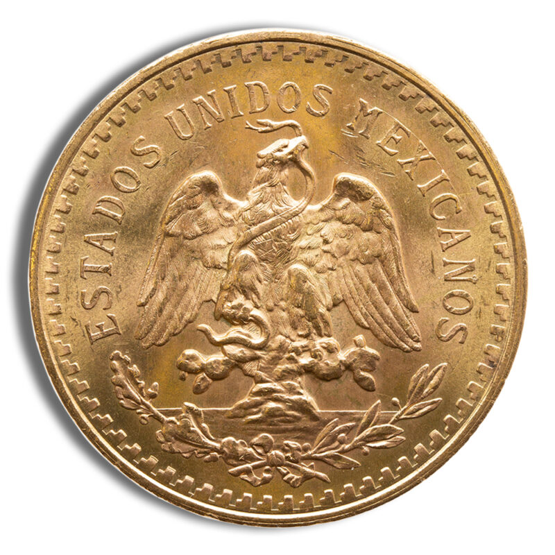 1946 Mexico Gold 50 Peso BU - Image 2