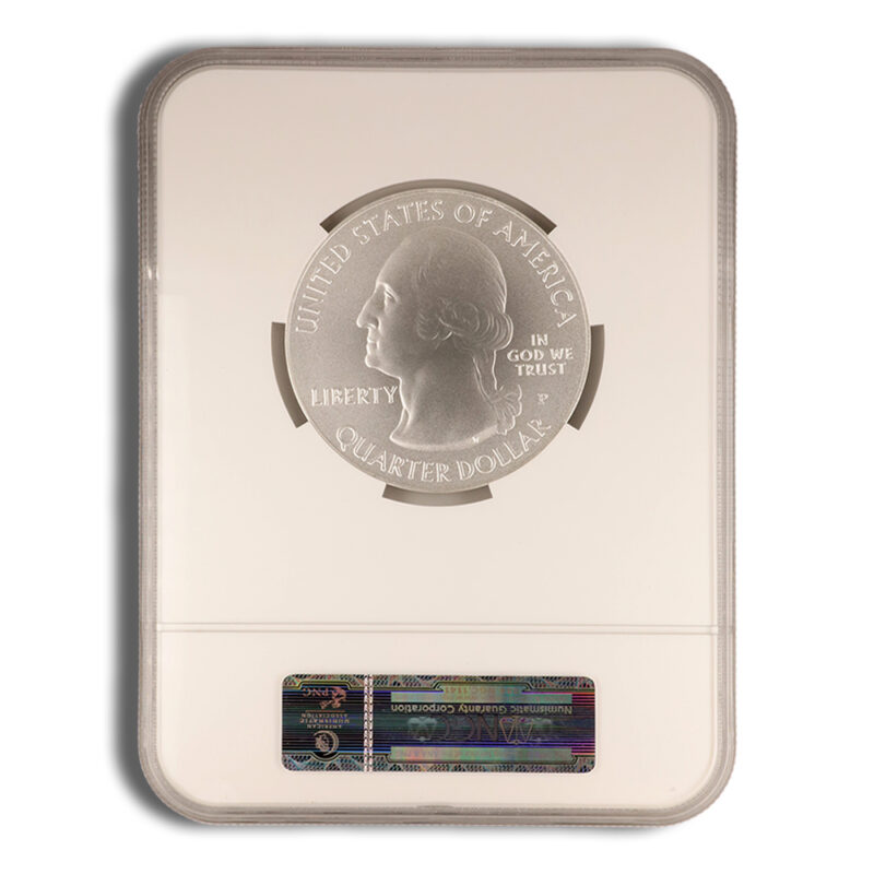 2011 5 oz ATB Chickasaw Silver Coin PCGS MS69PL - Image 2
