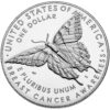 2018-P $1 Breast Cancer Awareness Silver Commem - Proof - Image 2