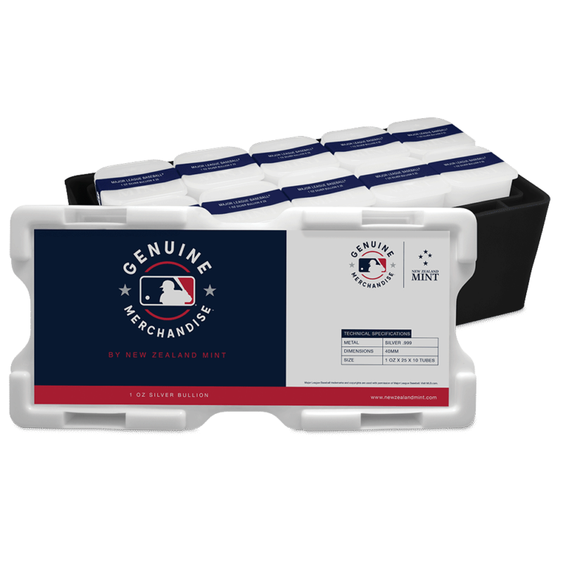 1 oz Official Major League Baseball Silver Round - Image 3