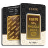 50 gram Gold Bar - IGR Metals (Carded)