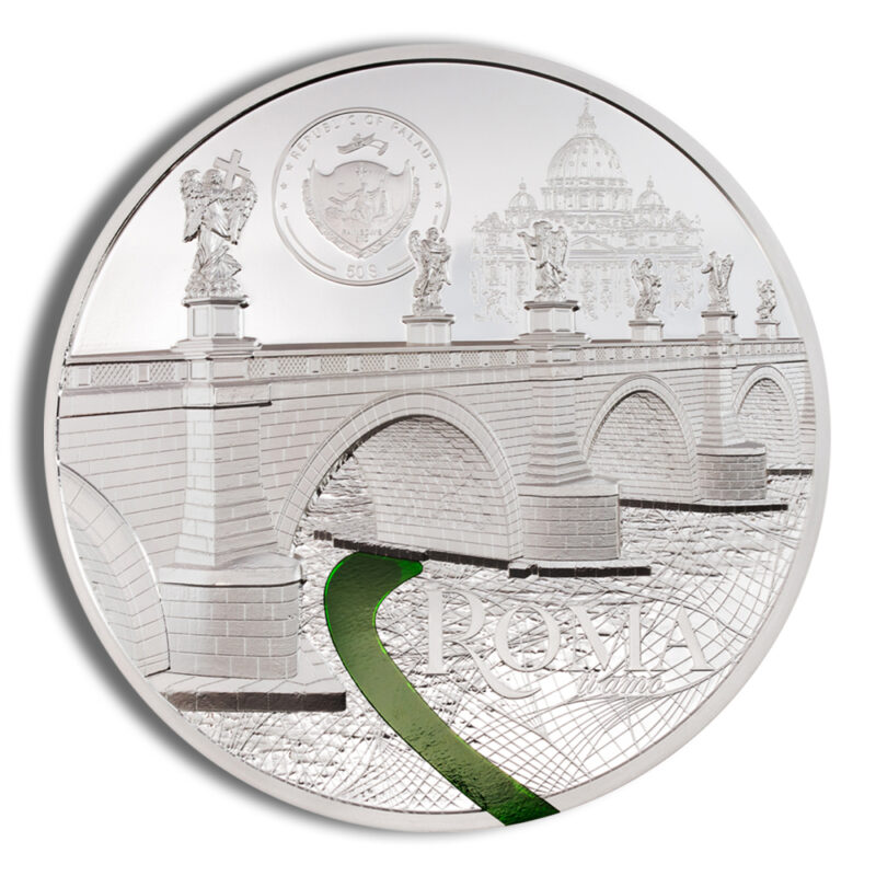 2022 1 Kilo Palau Silver Tiffany Metropolis - Roma - Image 2