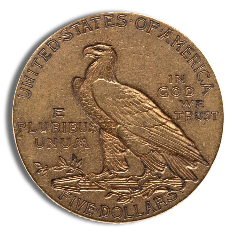 $5 Gold Indian Half Eagle - VF - Image 2