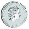 2018 1 oz Australia Silver Lunar Dog BU - Series II - Image 2