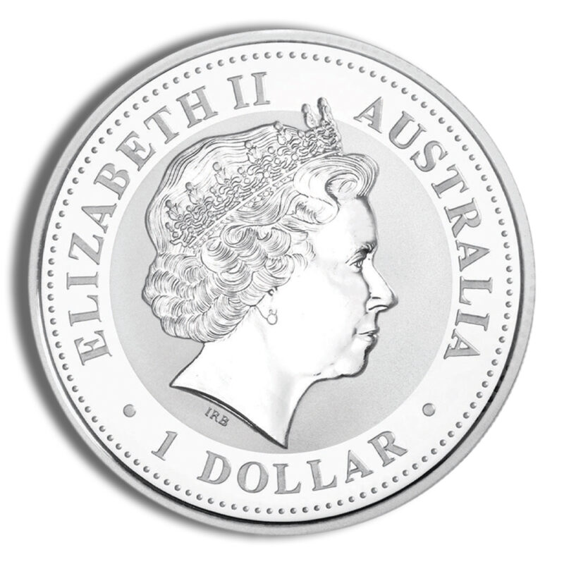 2007 1 oz Australia Silver Lunar Pig BU - Series I - Image 2