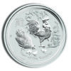 2017 1/2 oz Australia Silver Lunar Rooster BU - Series II