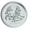 2018 1/2 oz Australia Silver Lunar Dog BU - Series II