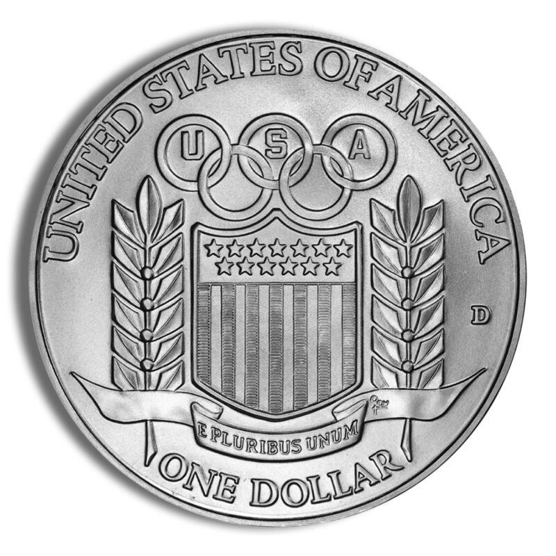 1992-D $1 Olympic Silver Commem - BU - Image 2