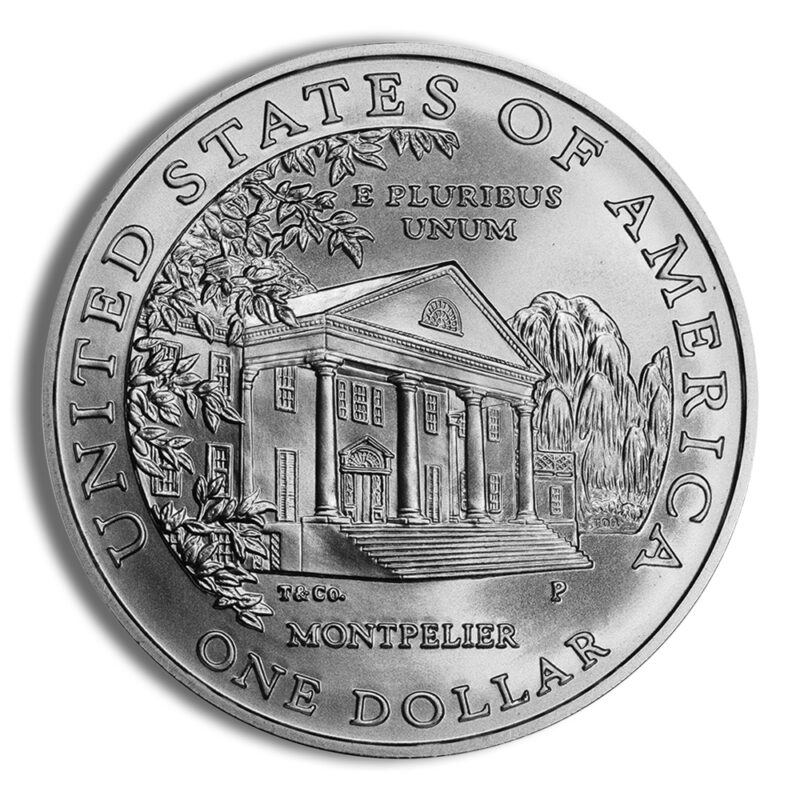 1999-P $1 Dolley Madison Silver Commem - BU - Image 2