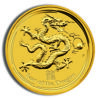 2012 2 oz Australia Gold Lunar Dragon BU - Series II