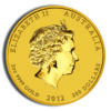 2012 2 oz Australia Gold Lunar Dragon BU - Series II - Image 2