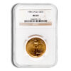 1986 1/2 oz Gold Eagle $25 NGC MS69