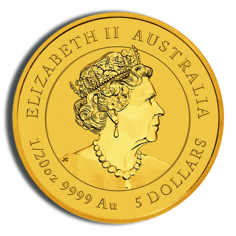 2021 1/20 oz Australia Gold Lunar Ox BU - Series III - Image 2
