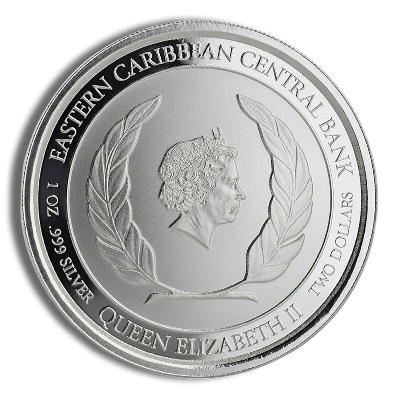 2019 1 oz Grenada Diving Paradise Silver Coin - Image 2