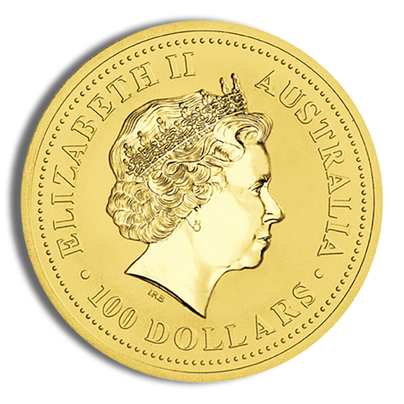 2004 1 oz Australia Gold Lunar Monkey BU - Series I - Image 2