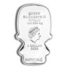 2022 Silver 1 oz Homer Simpson Mini Coin - Image 2