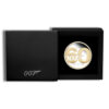2022 2 oz Silver 60 Years of Bond Proof Gilded Coin - Image 3