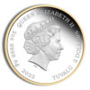 2022 2 oz Silver 60 Years of Bond Proof Gilded Coin - Image 2