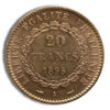 France Gold 20 Francs - Lucky Angel (1871-1898) - Image 2