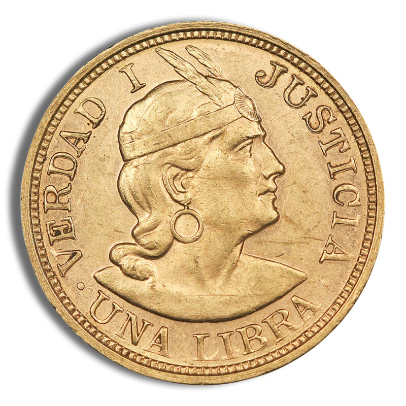 Peru 1 Libra Gold Coin
