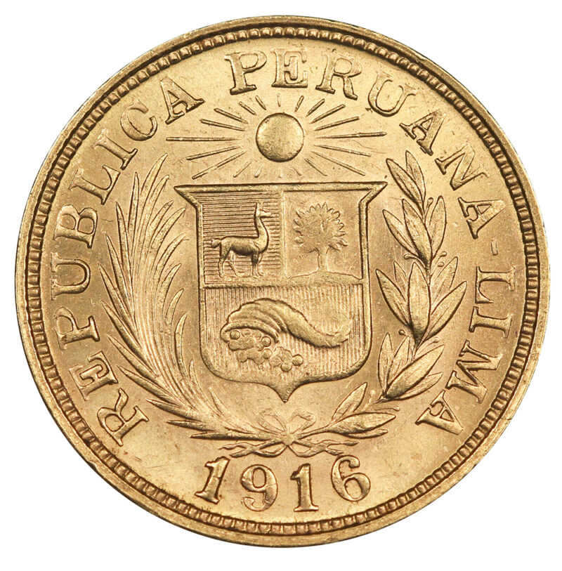 Peru 1 Libra Gold Coin - Image 2
