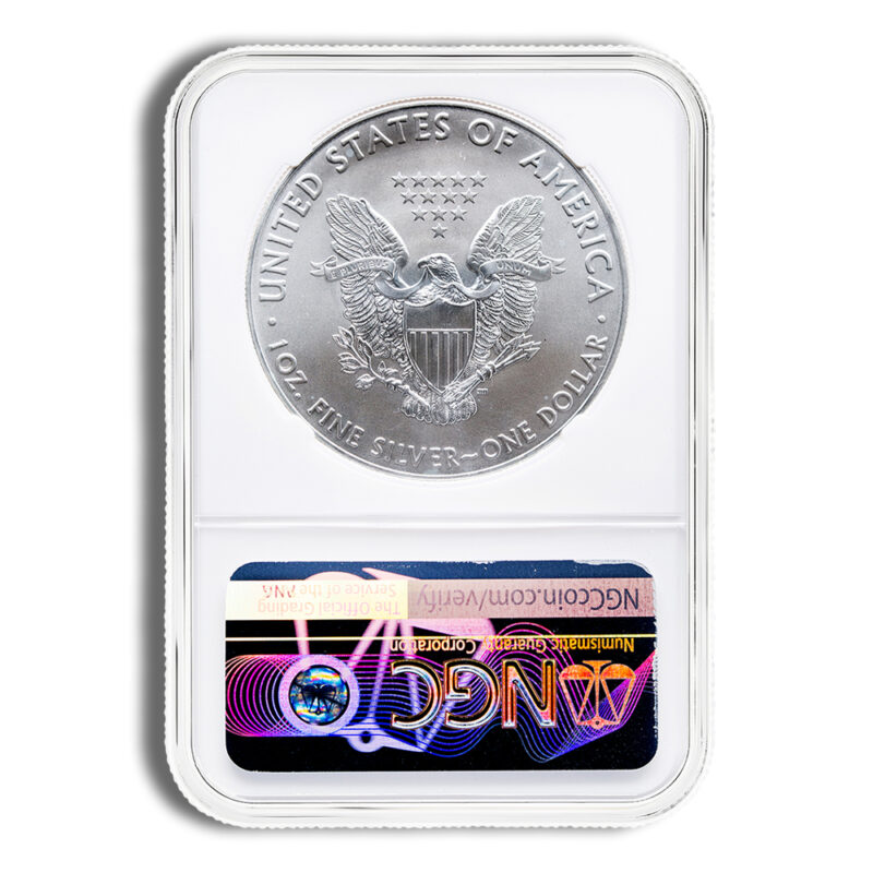 2021 Silver Eagle NGC MS70 ER - Type 1 (Jon Cameron) - Image 2