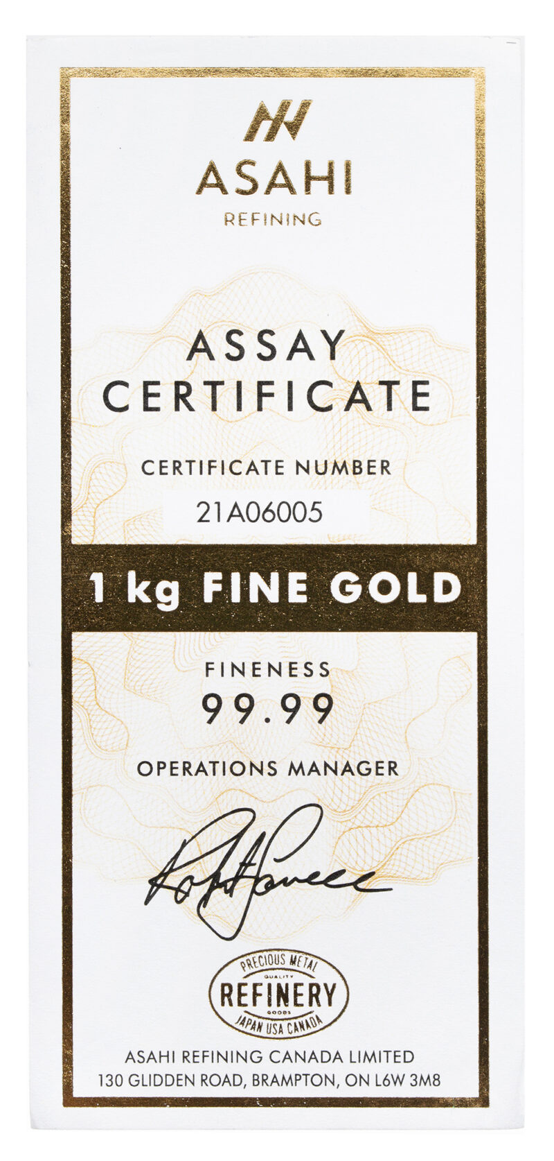 1 kilo Gold Bar - Brand Varies .9999 (COMEX Brand) - Image 3